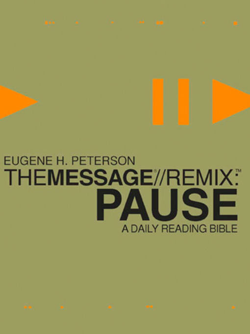 Title details for Pause by Eugene H. Peterson - Available